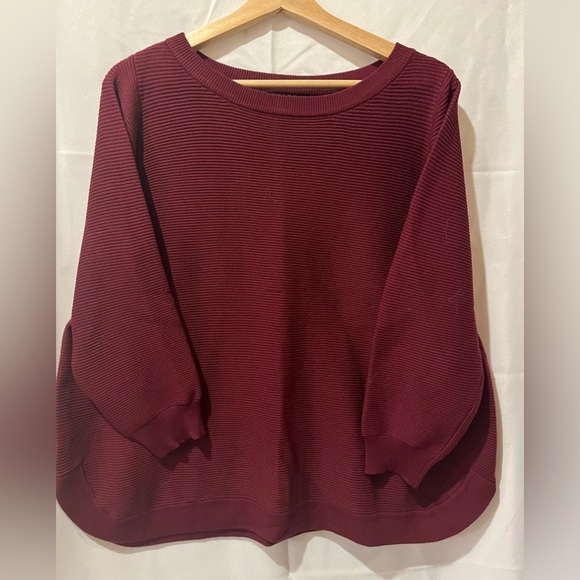 Cyrus cranberry sweater size 1X - Picture 1 of 5